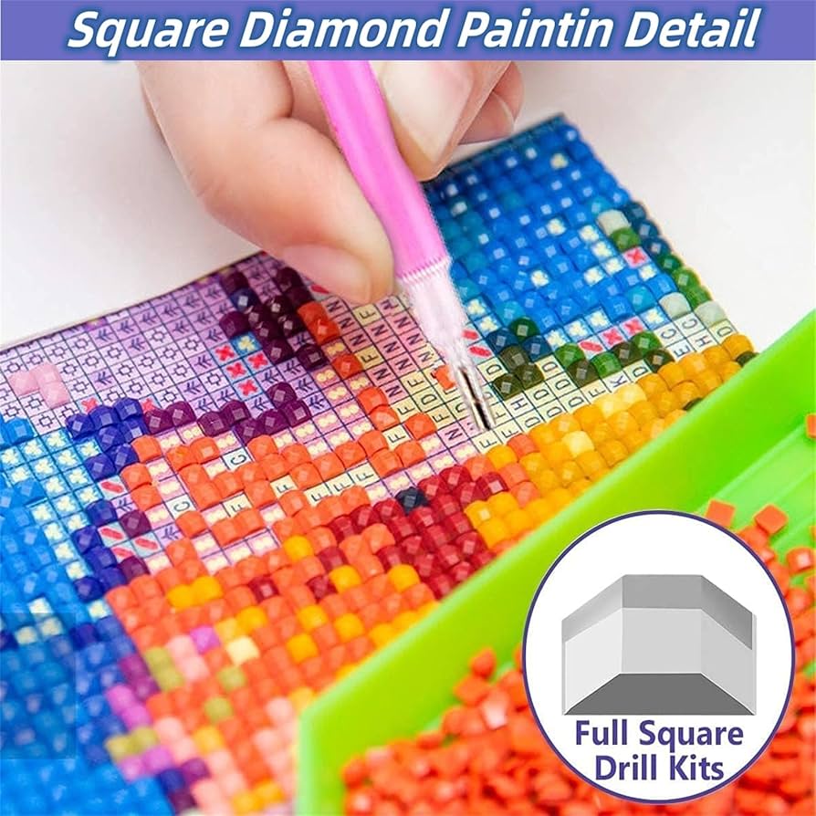 5D Diamond Painting 'Wolf Mond' – DIY Bastelset Für Erwachsene & Kinder, 20x25 Cm