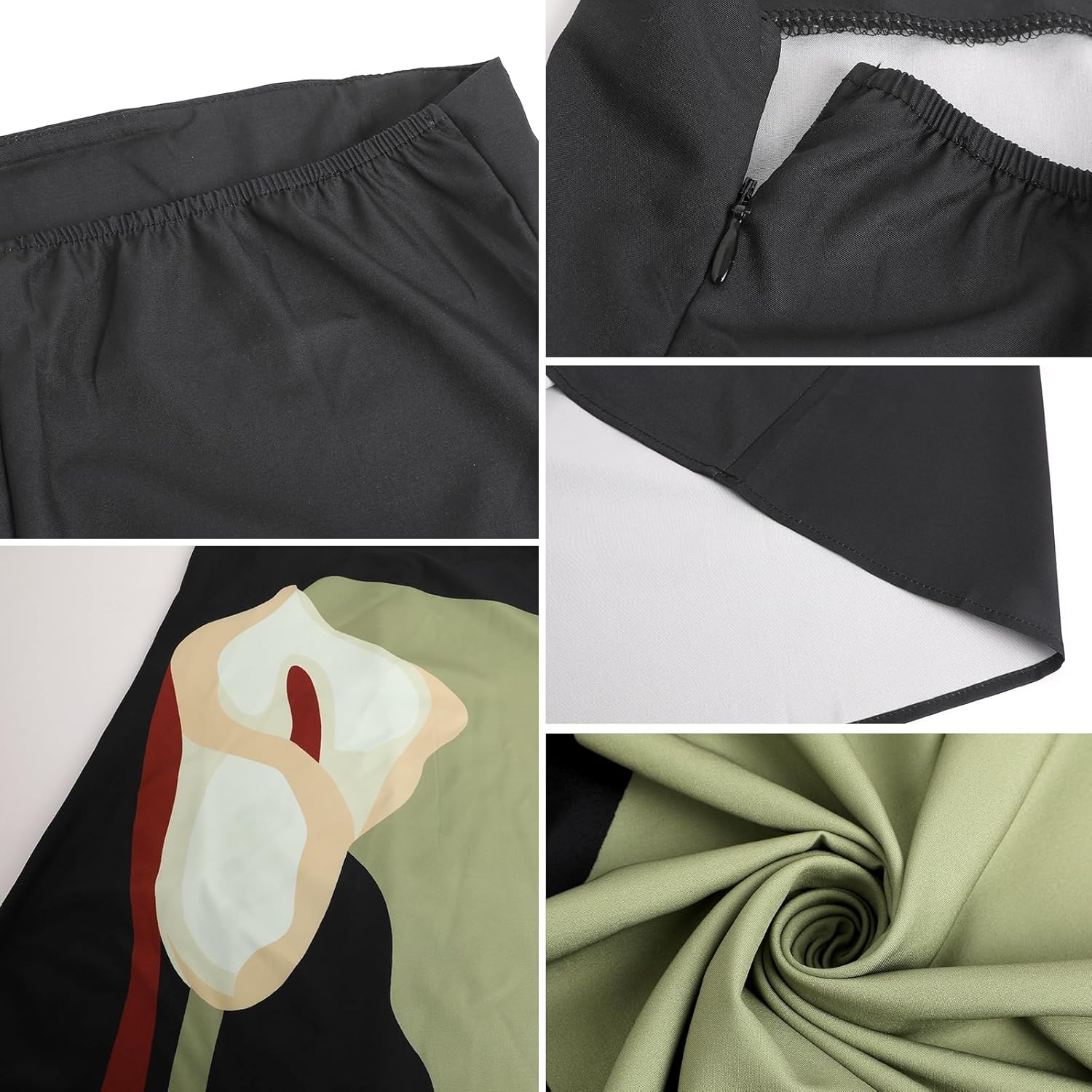 Zwirelz Women Strapless Maxi Dress Boho Floral Print Flowy Long Tube Dress Off Shoulder Loose Beach Sundress - Image 7