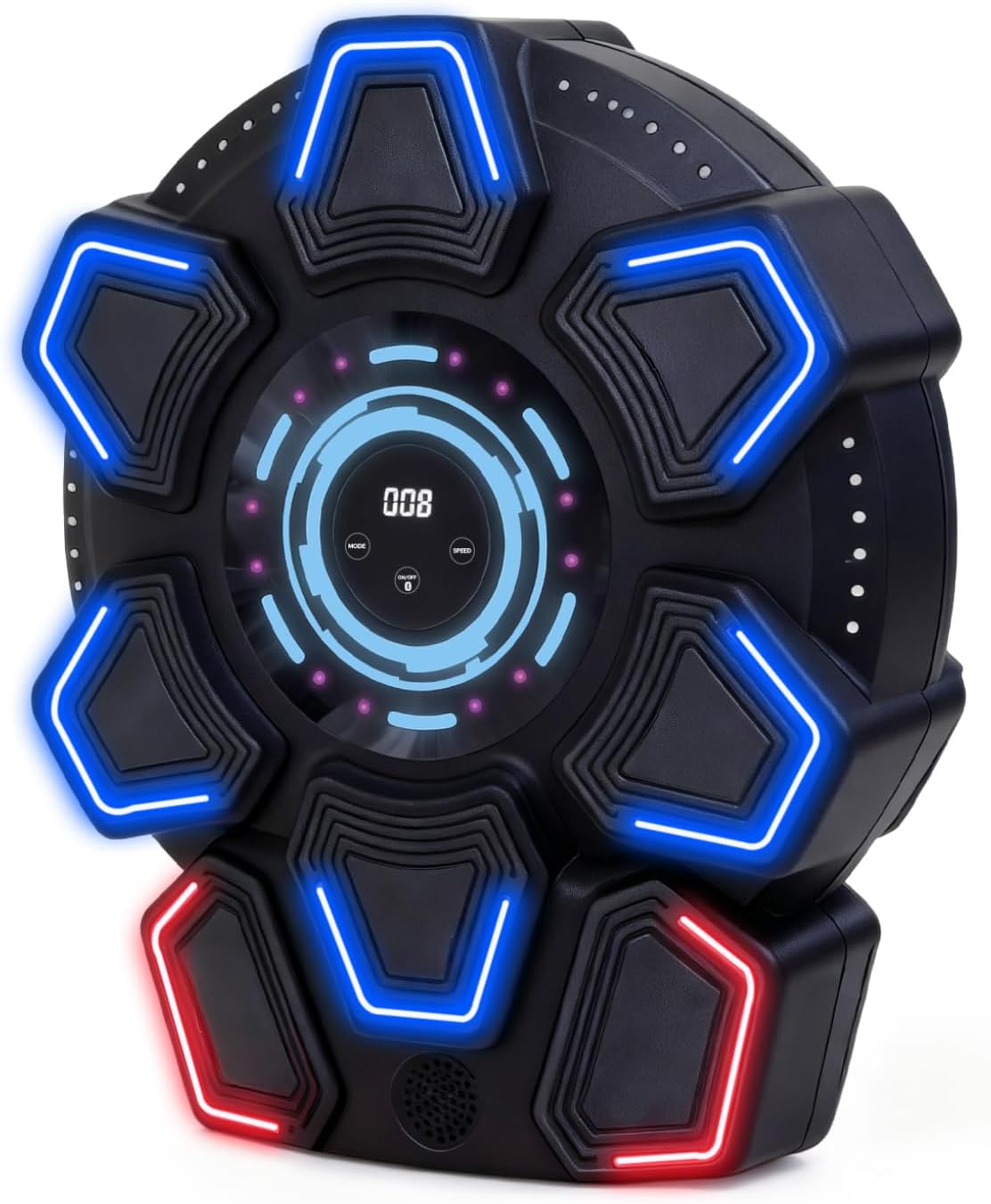 2026 New Music Boxing Machine for Kids: 6+2 Targets Music Punching Machine with Gloves - Boxing Workout Machine Target Equipment for Fitness, Rhythm Training & Stress Relief