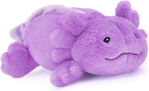 UNIMV Lindo ajolote de peluche, suave animal de peluche kawaii, juguetes de peluche, regalos para niños y niñas