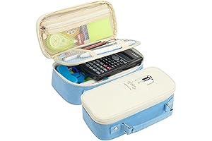 Qbily Big Capacity Zipper Pouch Pencil Case