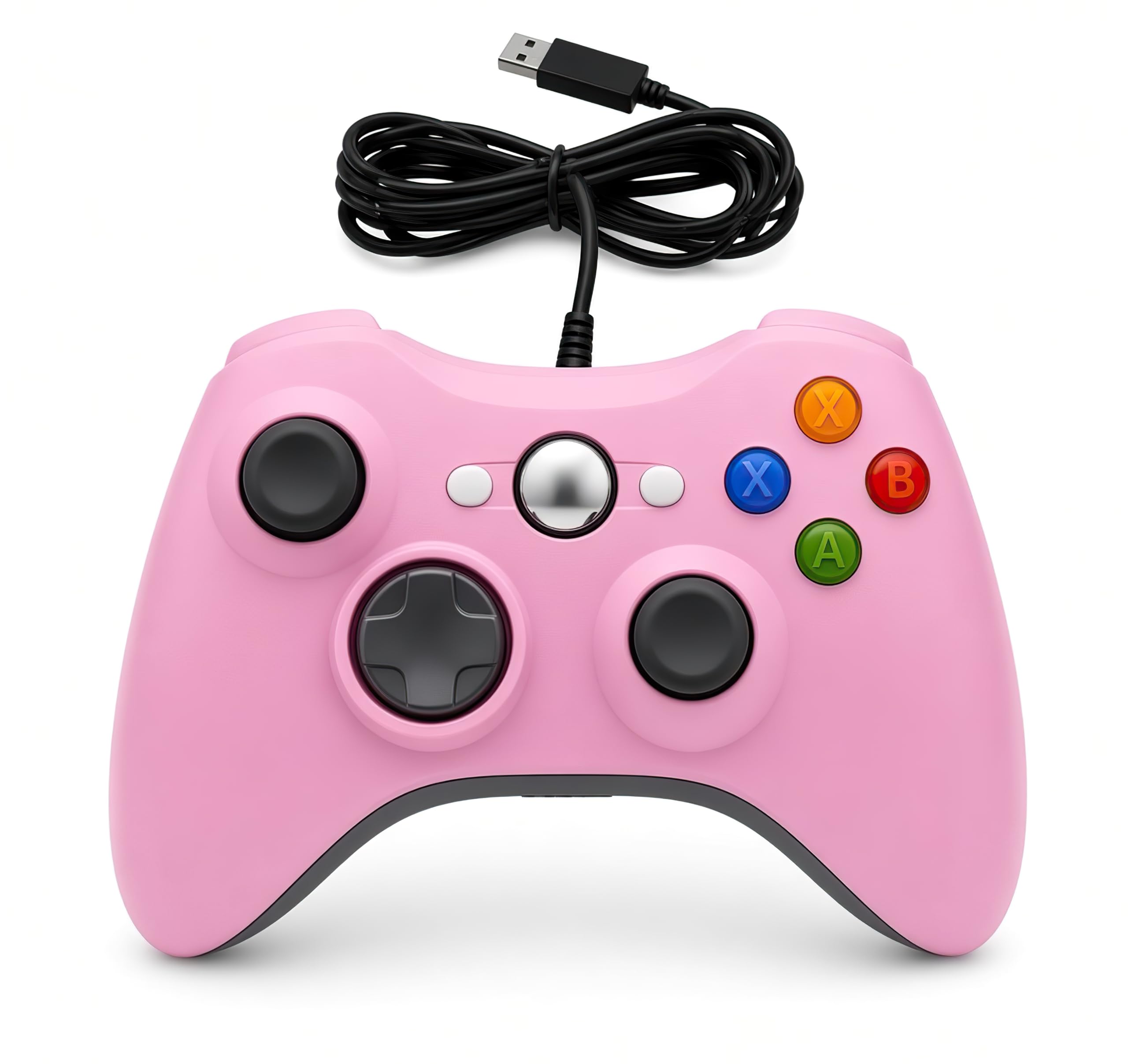 milotic pink wired controller for gaming console – usb gamepad for console and pc windows (compatible)