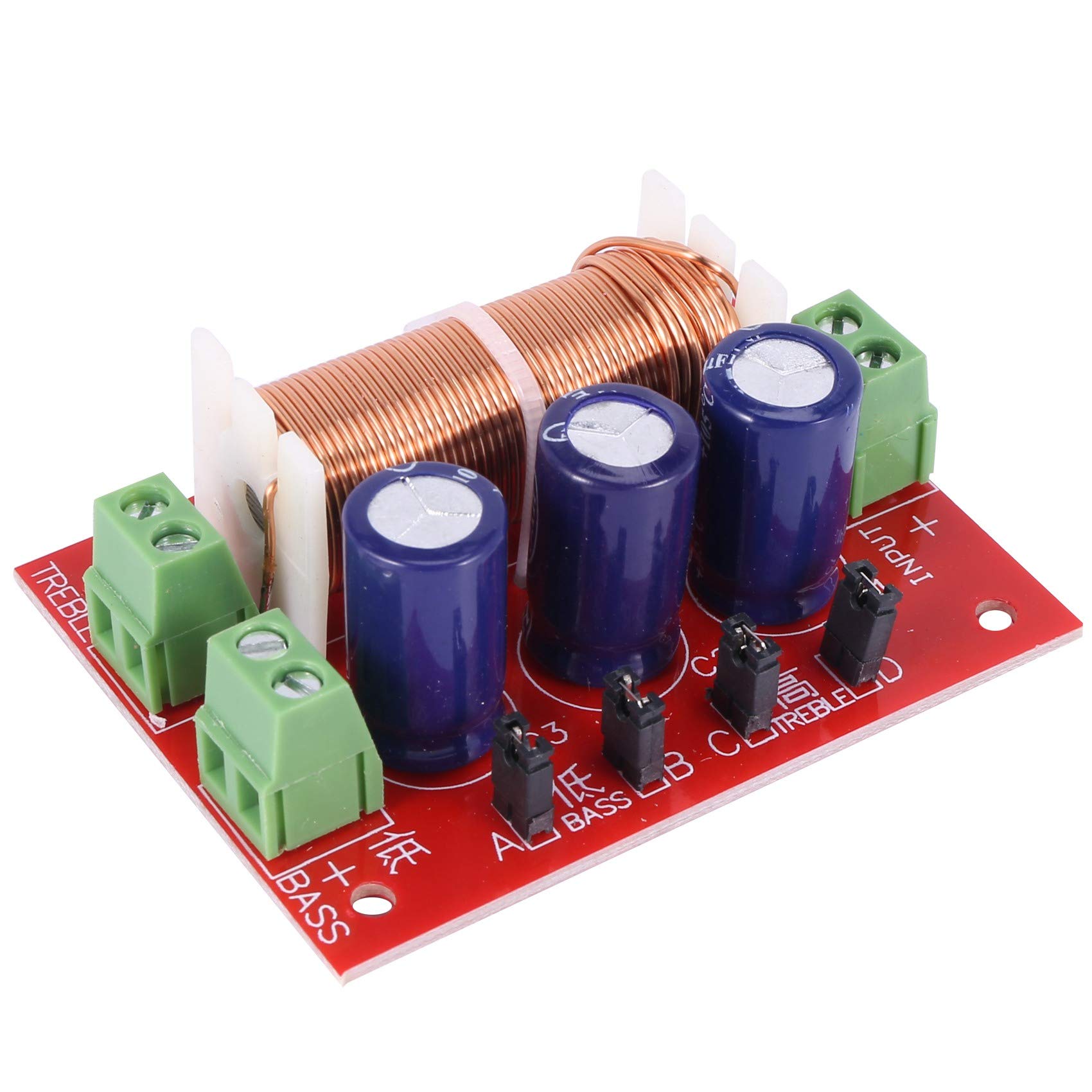 400W Haut-Parleur Crossover 2 Voies Filtre Diviseur de Fréquence pour 2-16Ohm