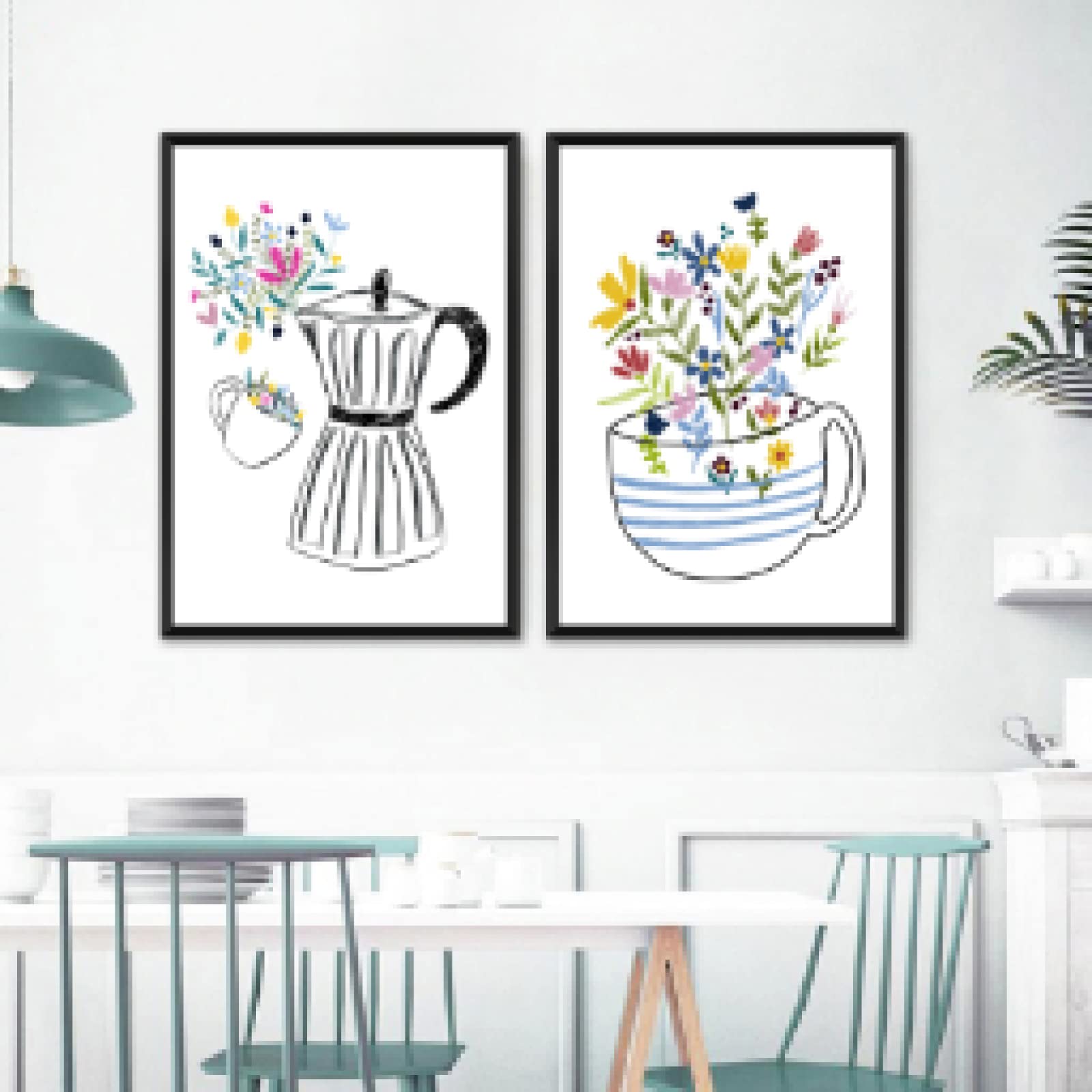 Peinture cuisine mur art grand format pour habiller un grand mur vide - 8