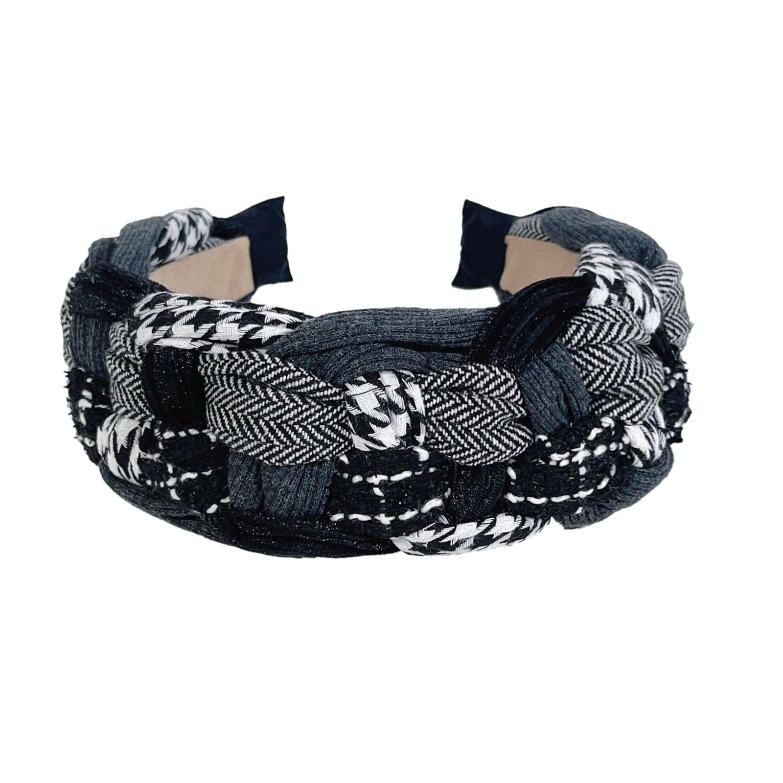 QTMY Braided Knotted Headband for Women,Boho Hippie Headband Hair Hoop Accessories Headwear Jewelry,1242