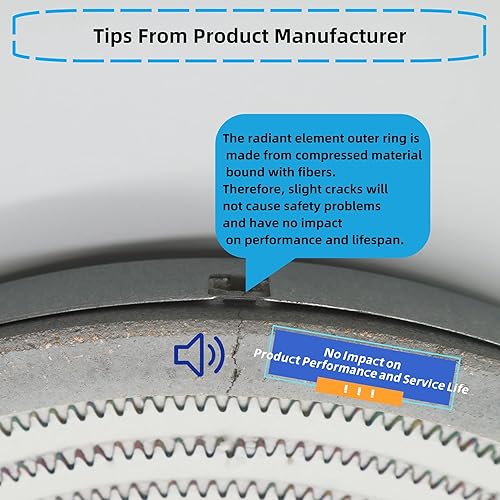 Miniatura 9 de OEM home 8273994 W11171119 - Elemento de superficie radiante de 6-12 pulgadas compatible con Whirlpool, Serie Kenmore de reemplazo 8273994,