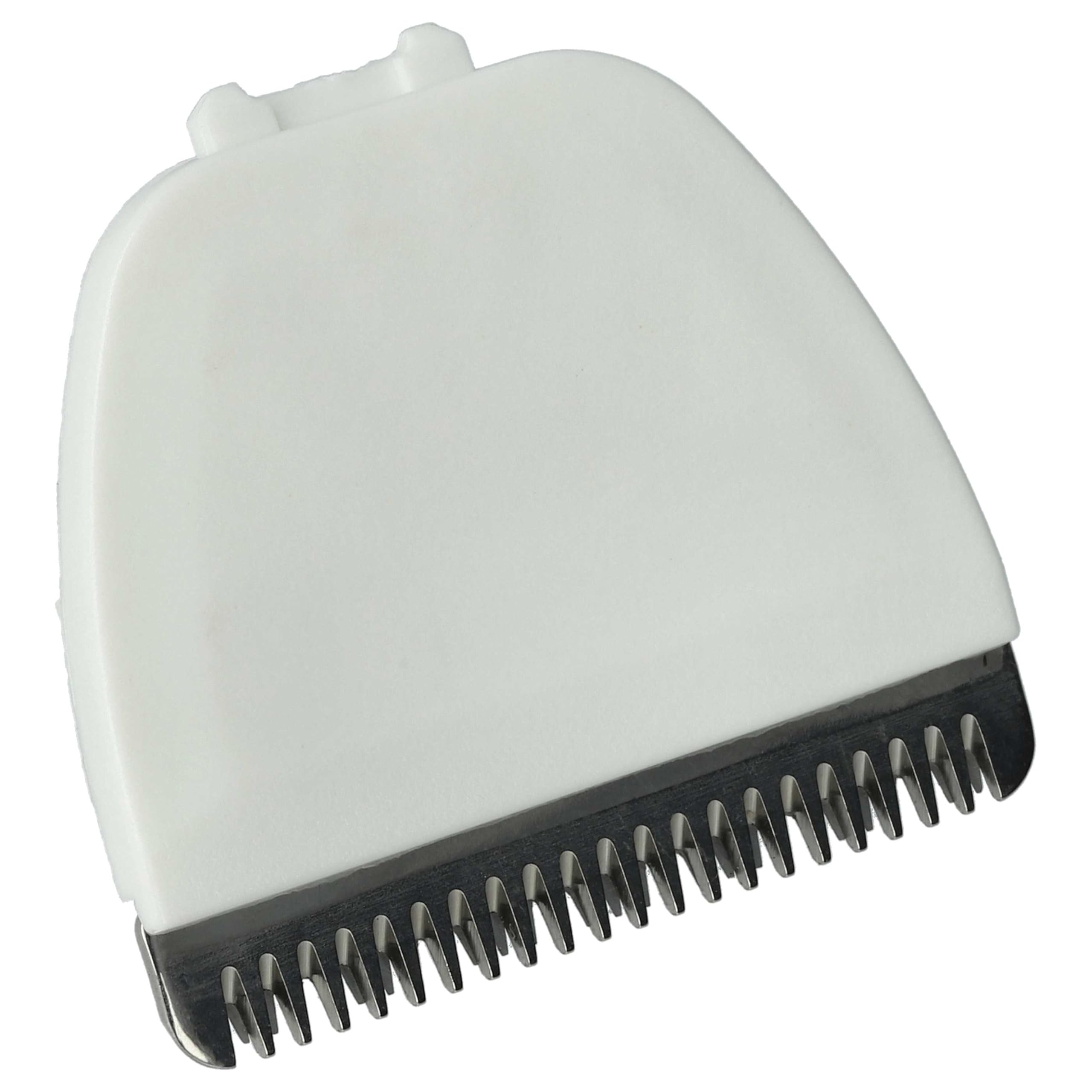 vhbw 2x testina compatibile con Panasonic ER 503, ER 148, ER 149, ER 146, ER 147, ER 1420, ER 1421, ER 1410, ER 1411 tagliacapelli, bianco