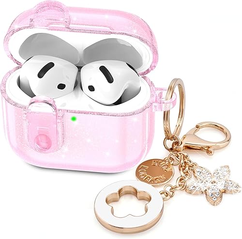 Miniatura 32 de Funda VISOOM 2025 transparente para Airpods iPods 4 con cierre de seguridad, funda para Airpod iPod 4 suave para Air Pods iPods de 4ª generación con