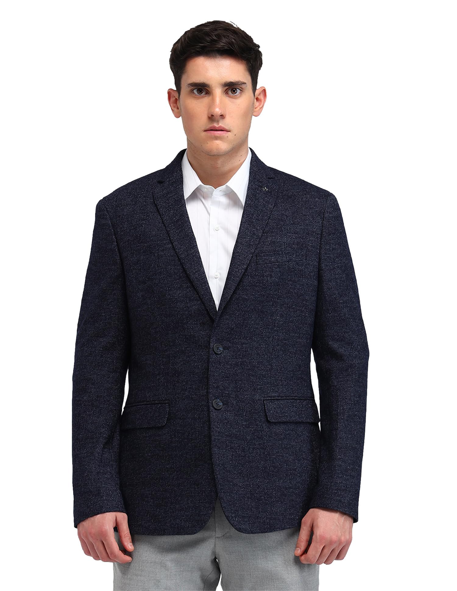 arrow Men's Classic Slim Blazer (ARAIBZ5056_Blue-picture-19