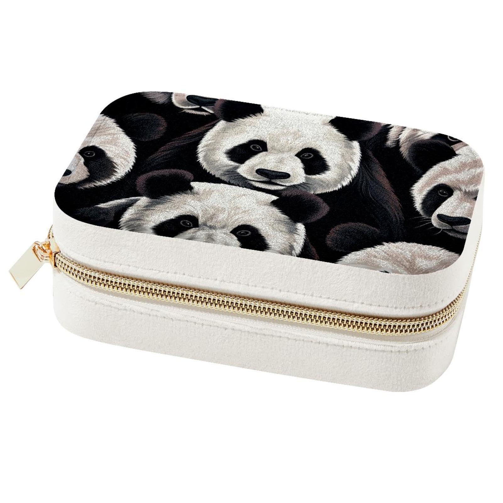 Organiseur de bijoux de voyage Panda idéal pour les vacances