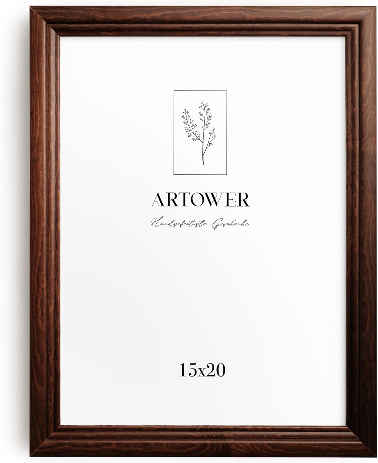 Artower Picture Frame Vintage Brown Wooden Frame for 15 x 20 India