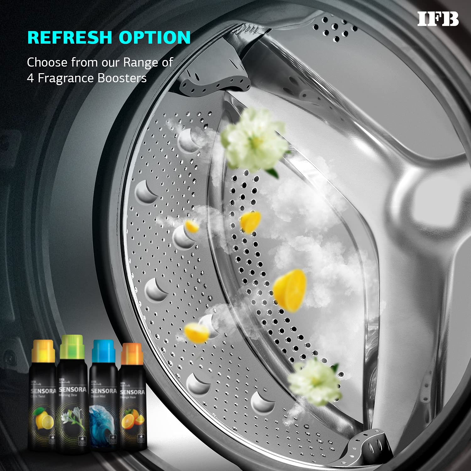 IFB Laundrimagic Refresh Option with fragrance boosters