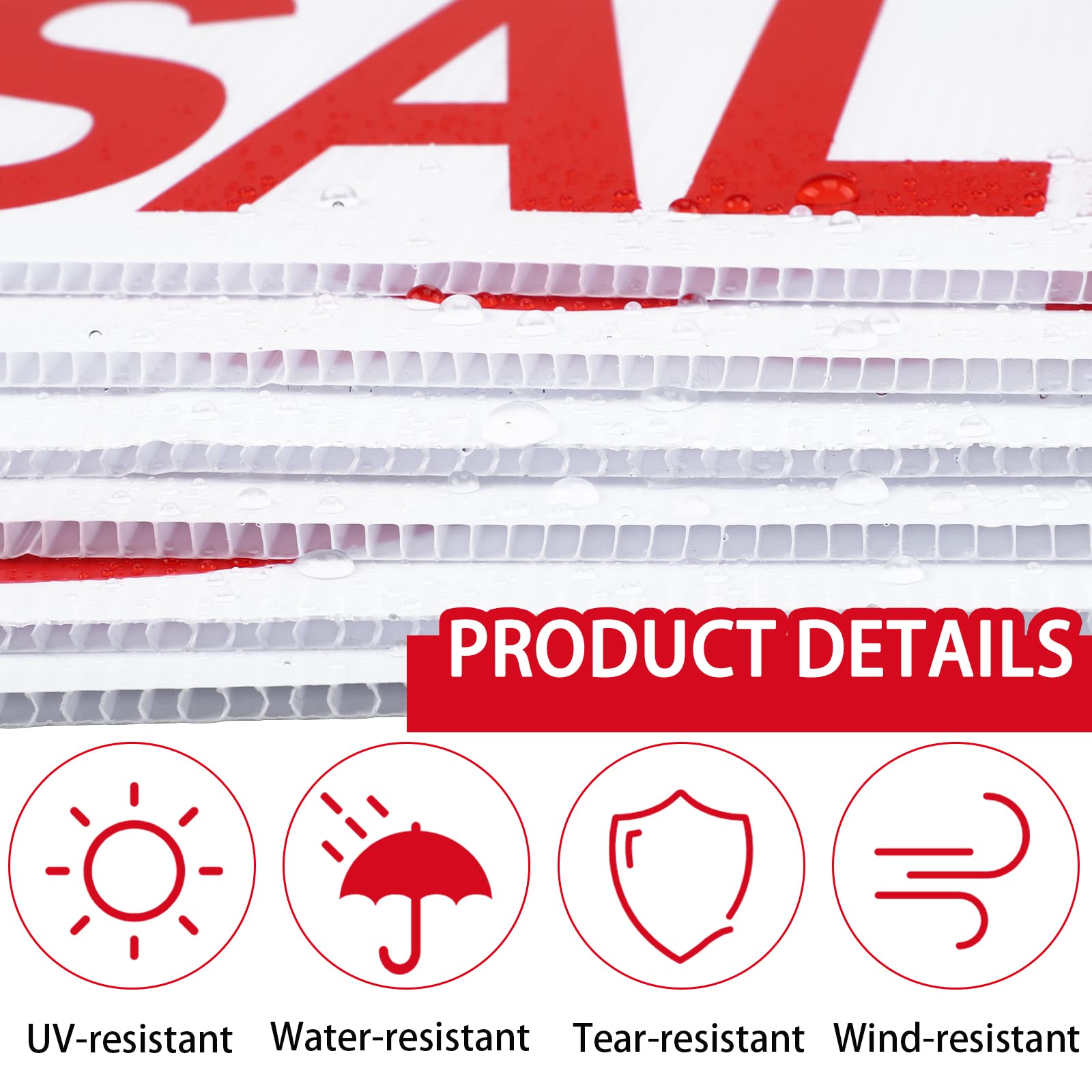 Juexica 4 Pcs No Trespassing Signs Private Property With Metal Stakes 12 X 9 Inch - View #7