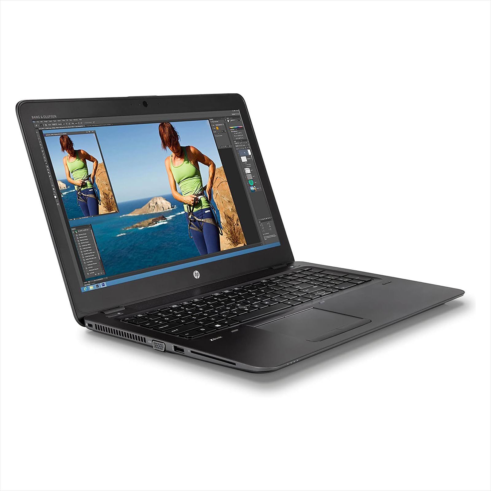 HP Zbook 15 G3 Notebook Workstation Business Intel i7-6500U, Ram 16GB, SSD 256GB, AMD W4190 2GB, Display FHD 15,6", Tastiera Qwerty IT, Batteria Nuova, Win 11 Pro + Libre Office (Ricondizionato)