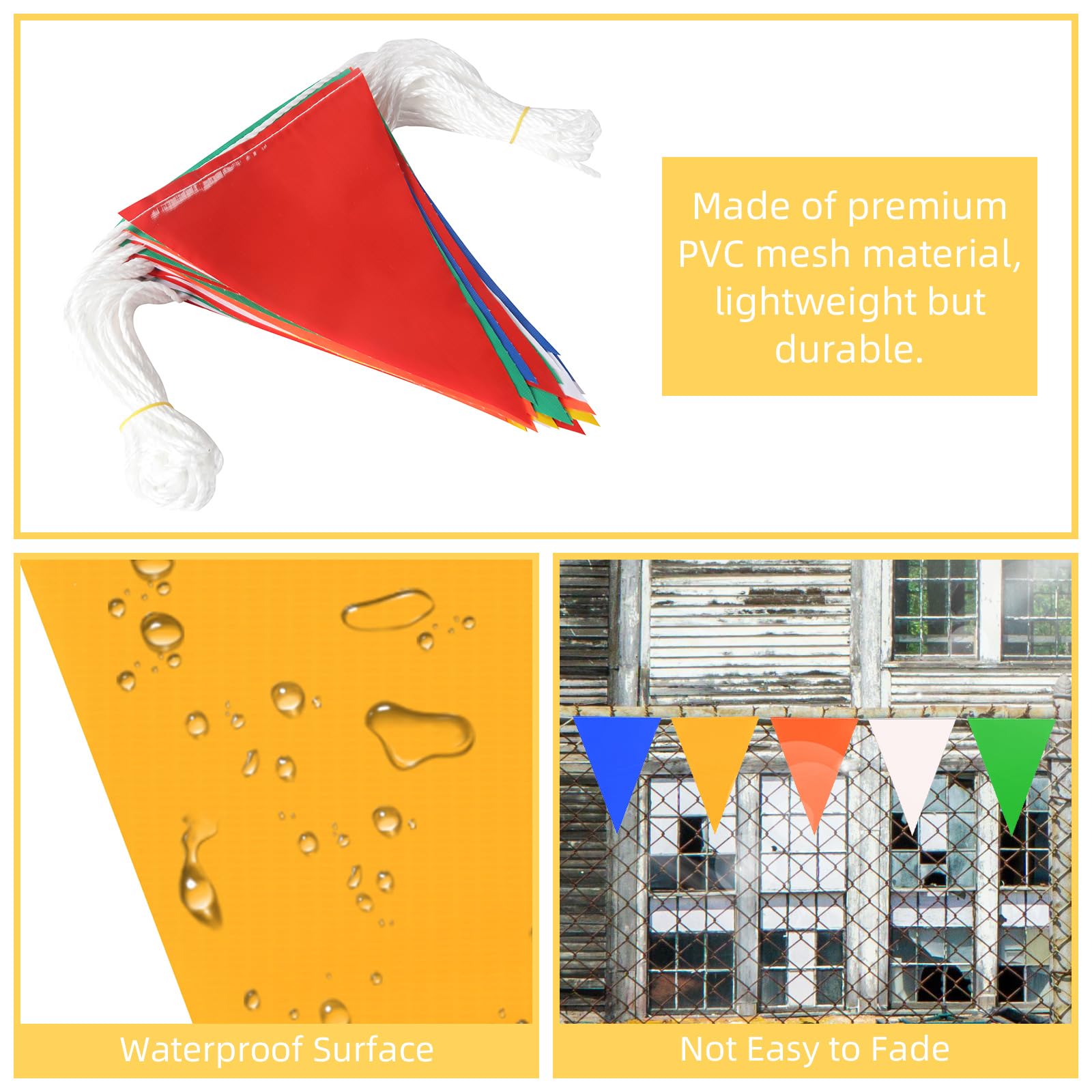 Amazon.com: Pennant Safety Flags, Safety Flagging Banner Warning