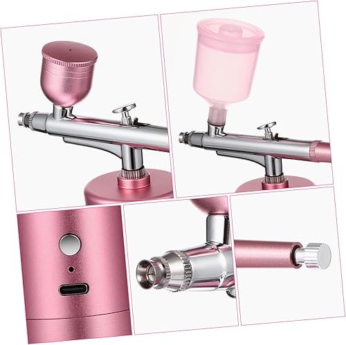 Miniatura 9 de ABOOFAN 1 Set Spray Gun Make up Kits Face Tools Facial Kit Electric Squirt Gun Mini Tools Makeup Airbrush Specialty Tools Portable Airbrush Makeup