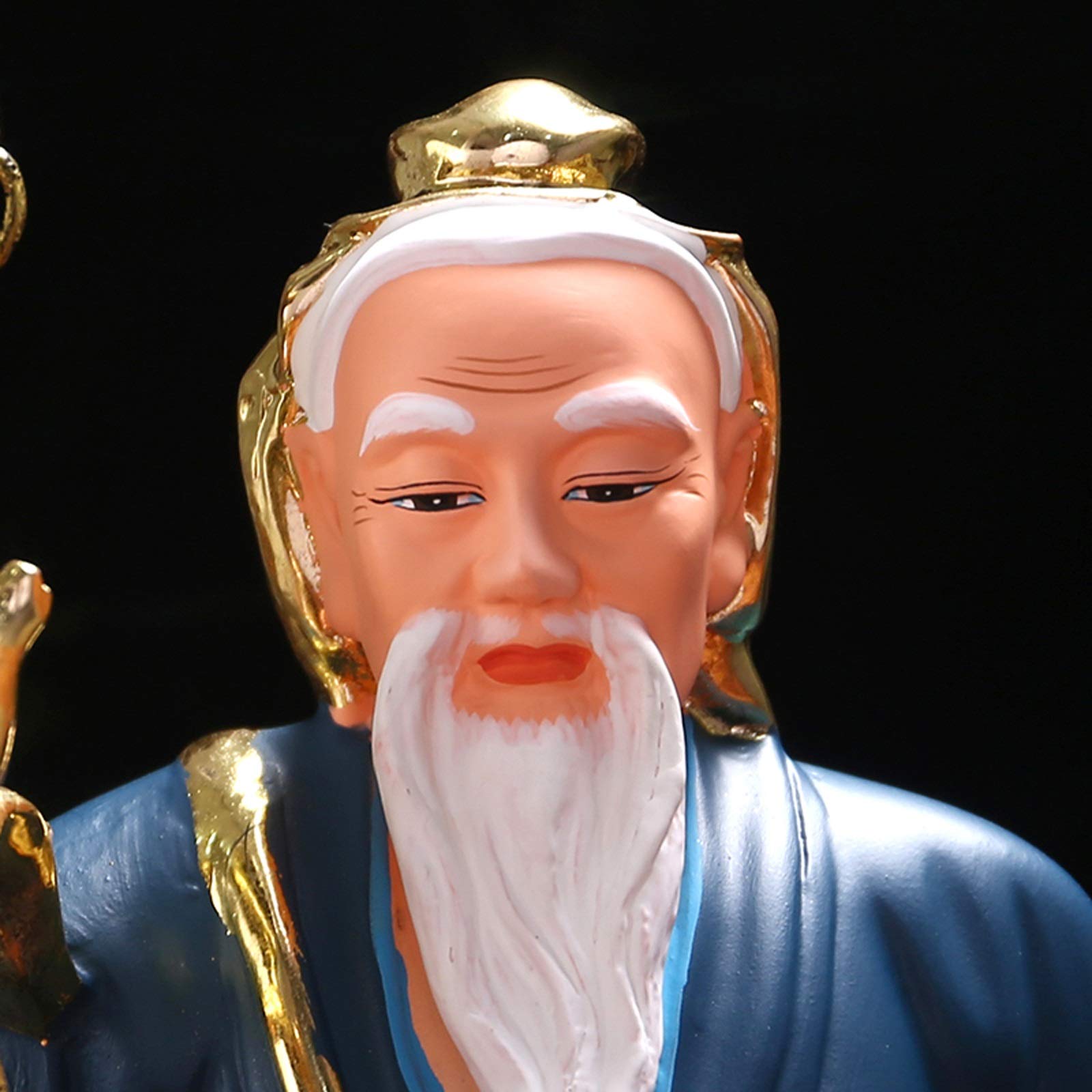 Ozdoba Feng Shui Chiński Feng Shui Posąg Buddy Geniusz Lekarz Hua Tuo Statua Dekoracja Dom Salon Sklep Fajny prezent 15-calowy wystrój Statua
