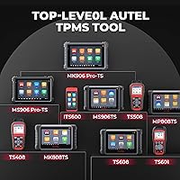 Vista 8 de Autel Sensores TPMS MX-Sensor 2 en 1 (315 MHz + 433 MHz), sensores TPMS programables universales a presión de neumáticos 100% trabajo clonable