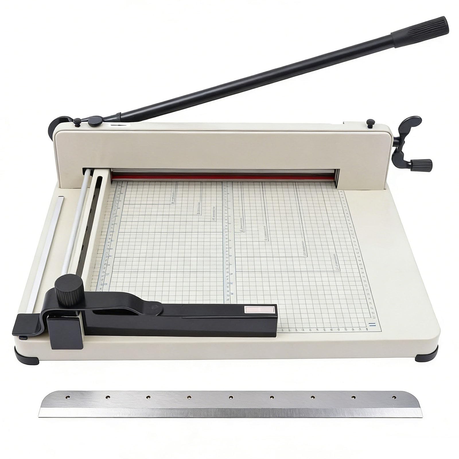 Taglierina a ghigliottina, tagliacarte grande A3/A4 con lama da 30,5 cm/43,2 cm, taglia fino a 400 fogli per ufficio, stampa commerciale e fotocopiatrice