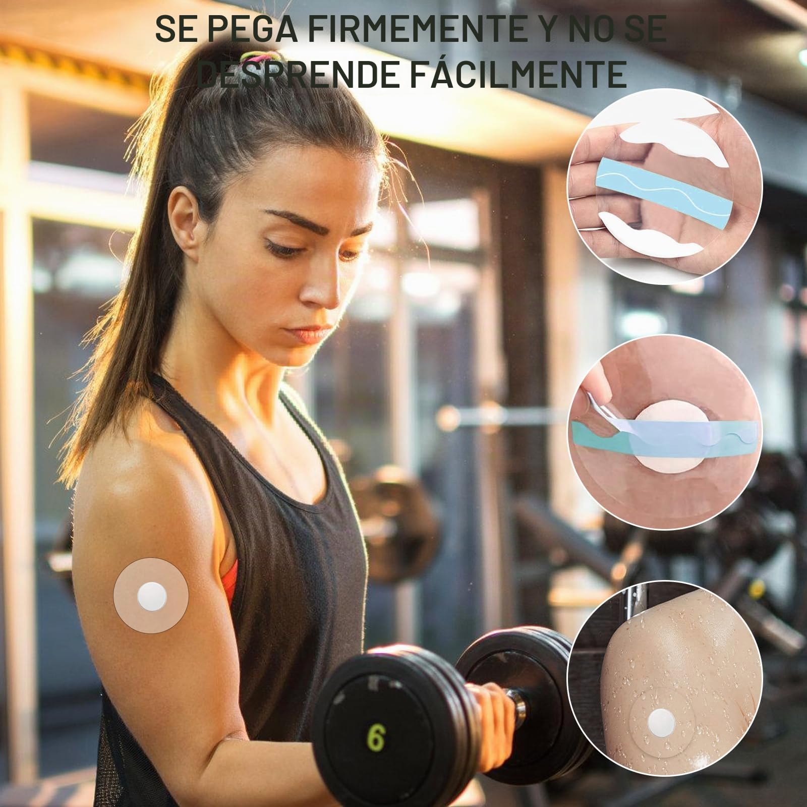 GOMETY Freestyle y Libre 2 tirita, 45 unidades de tiritas transparentes para Freestyle Libre 1, 2 y 3 sensores autoadhesivos impermeables y respetuosos con la piel