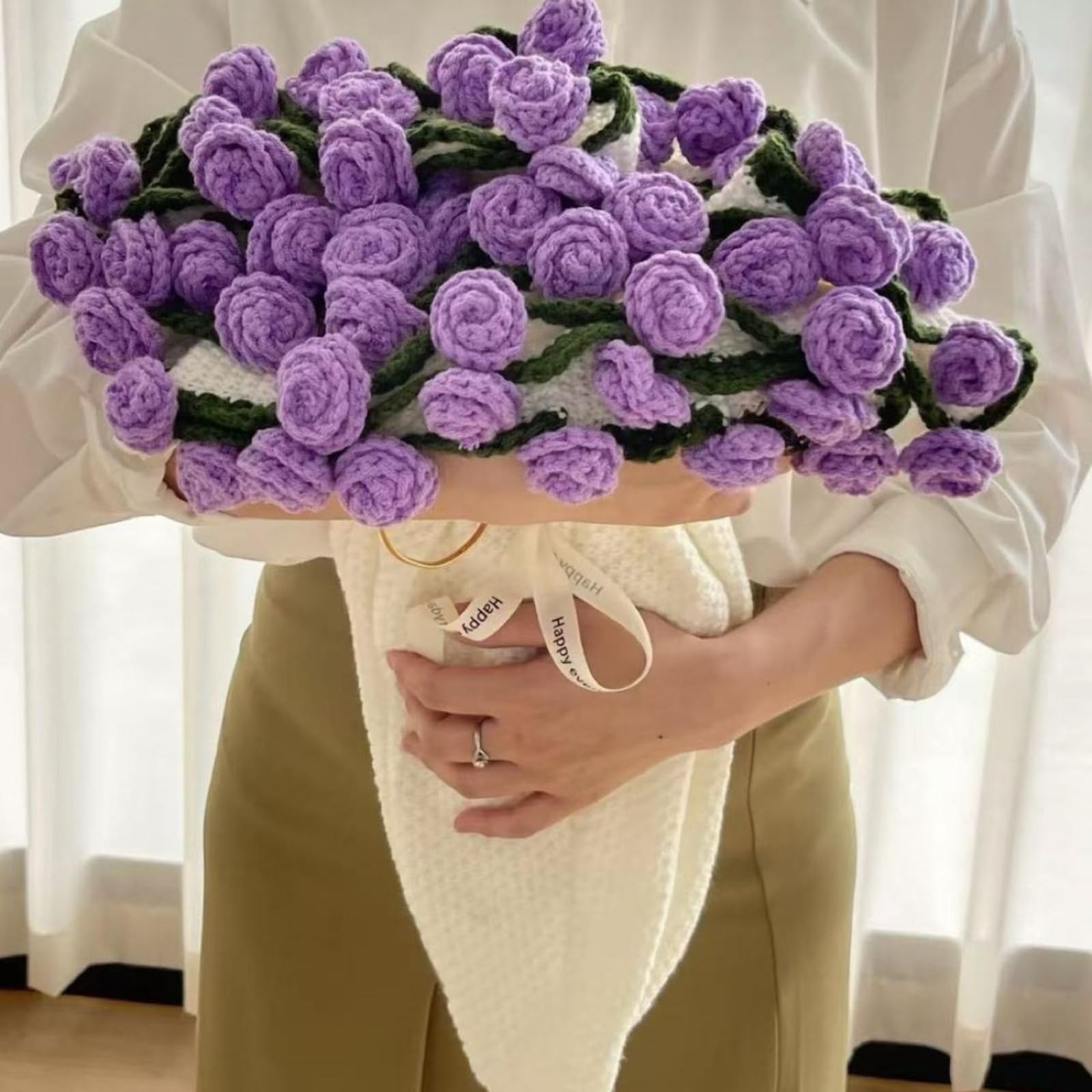 Amazon｜花束になるブランケット フラワー 花束キット 完成品 多色展開
