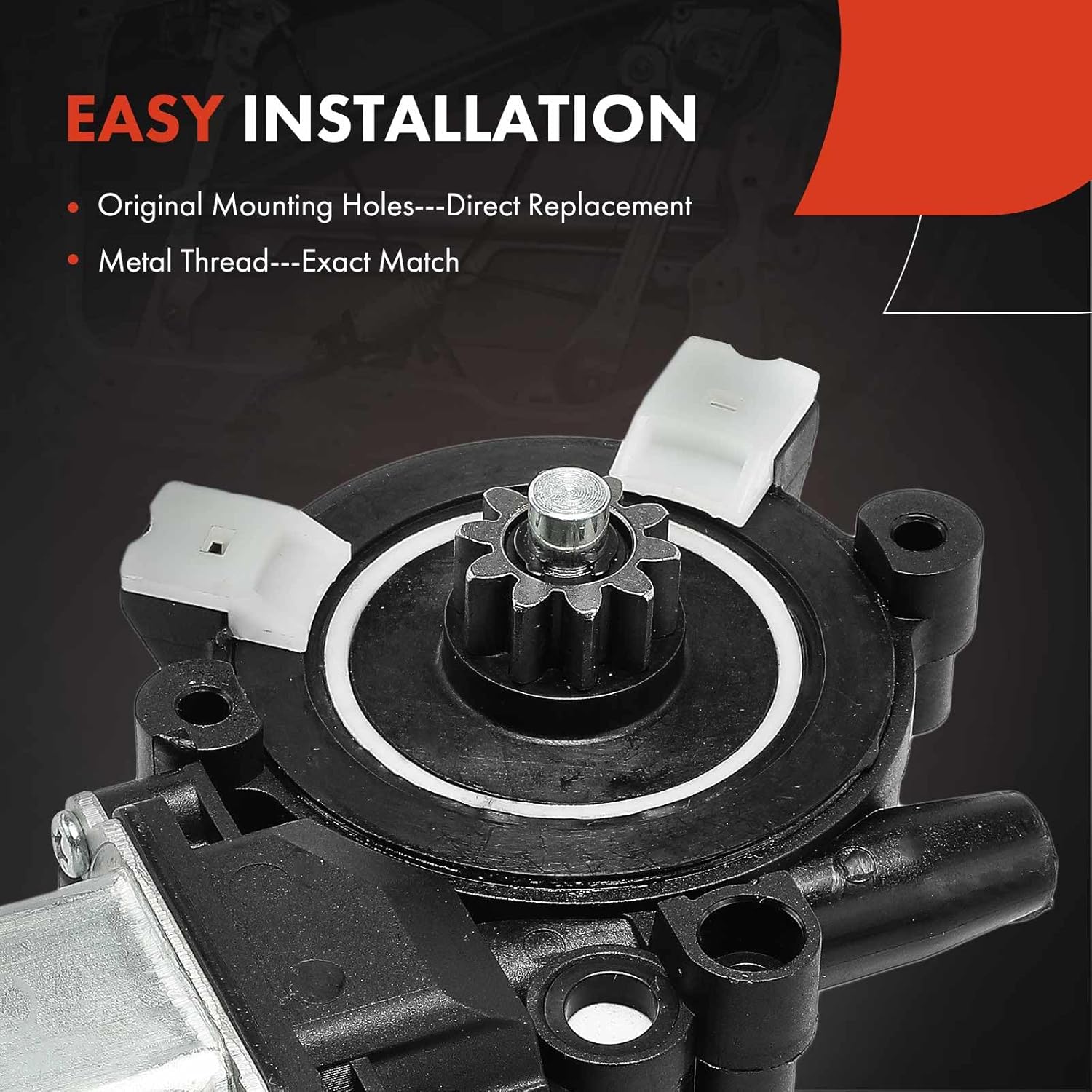 A-Premium Power Window Lift Motor Compatible with Ford F-250/F-350/F-550 Super Duty 2000-2010, F-450 Super Duty 2000-2007, Rear Left Driver Side