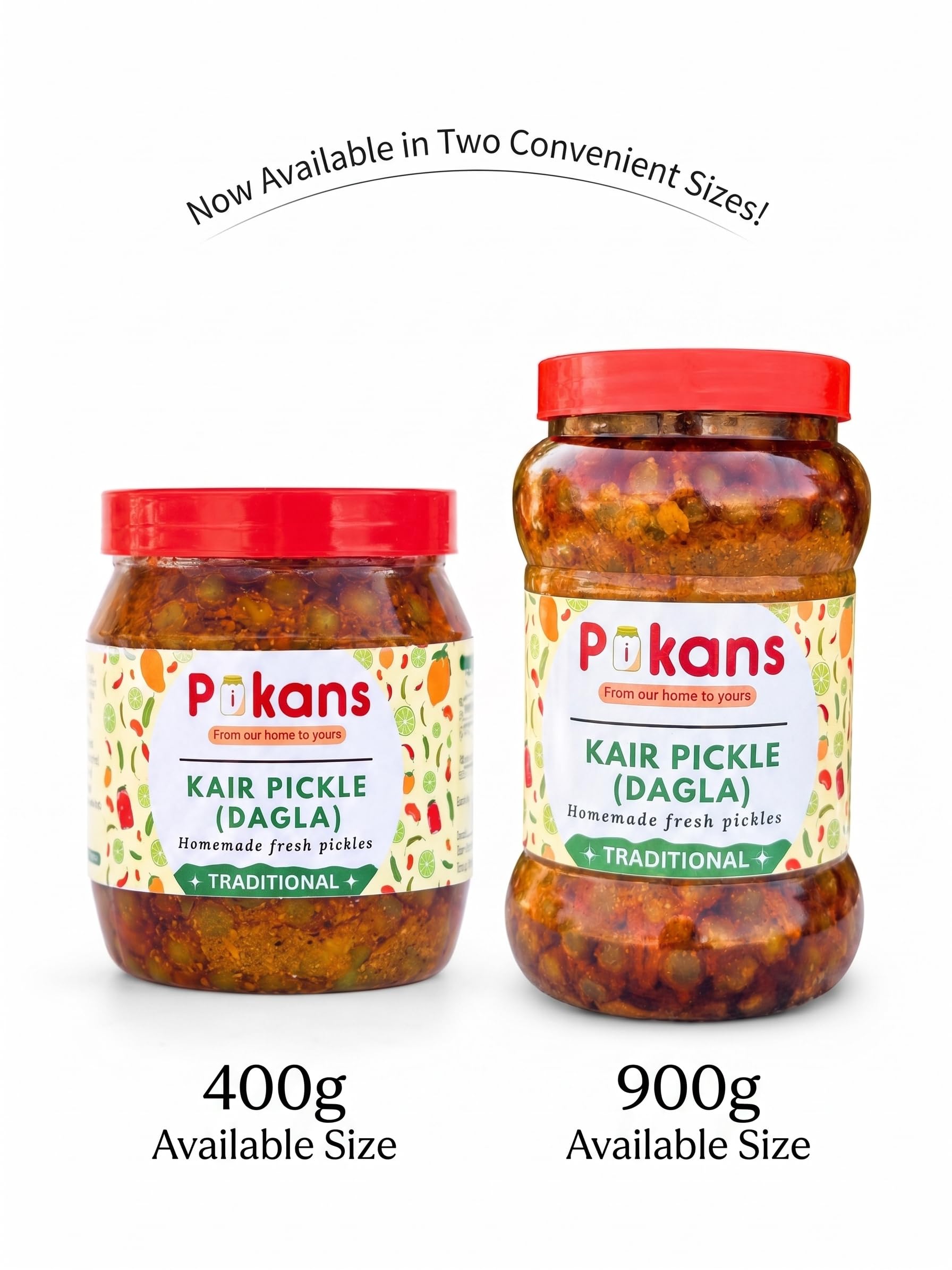 Pikans Kair Pickle (Desert Caper Berry Achar) – Traditional Indian Spicy & Tangy Pickle, Authentic Rajasthani Taste, Hygienically Packed – 400g 2