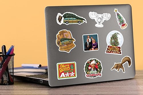 Miniatura 5 de Paquete variado de calcomanías de vinilo para vacaciones de Navidad, para laptop, botella de agua, álbumes de recortes, tableta, monopatín,