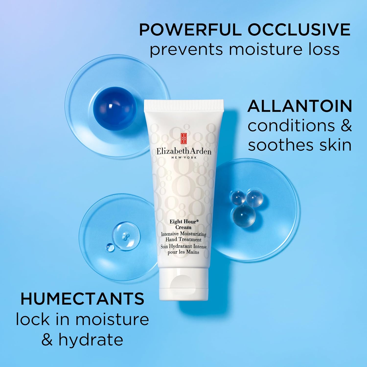 Elizabeth Arden Eight Hour Cream Intensive Moisturizing Hand Treatment, Dry Skin Lotion - Image 6