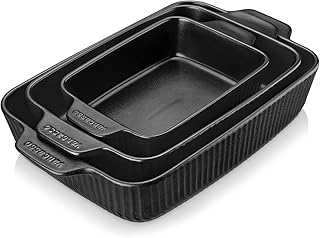 vancasso Forte Baking Dishes, Casserole Dishes for Oven, Rectangular Baking Dish, Lasagna Pan Deep with Handles, Stoneware...