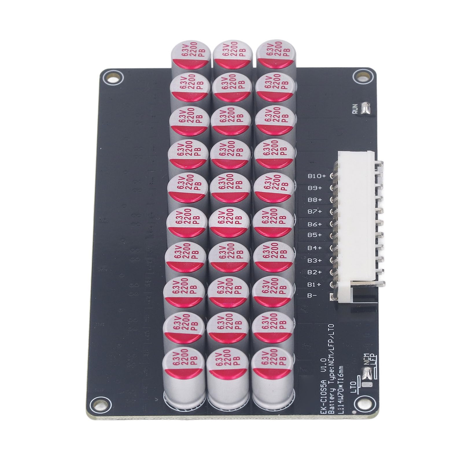 Battery Equalizer Board 11Pin Connector Cable 8-10S Low Internal Resistance MOS Active Equalizer Board for LPO