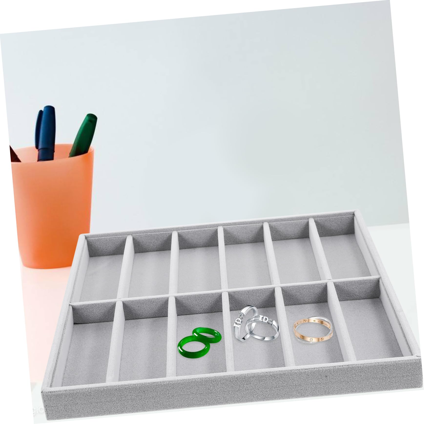 Mipcase Organizer Na Okulary Tacka Z Aksamitnym Schowkiem Przechowywanie Okularów Ekspozycja Okularów Organizer Na Okulary