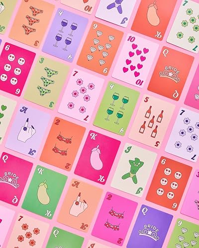 Miniatura 5 de xo, Fetti Juego de cartas para despedida de soltera, baraja de arco iris de cartas, póquer - decoraciones de despedida de soltera, regalo de novia,