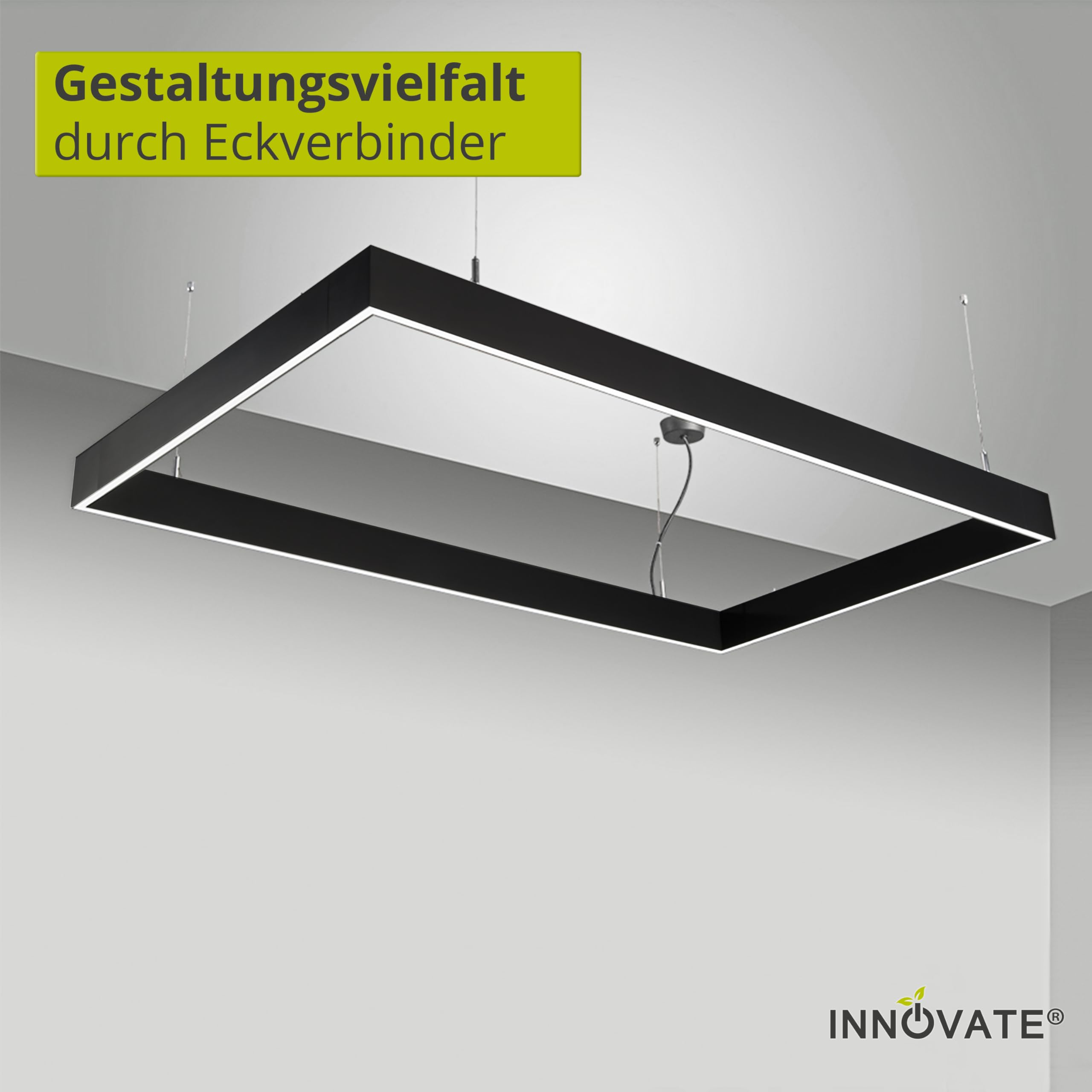 Contemporary Linear Light Stem Mounted Led Linear Pendant Lighting At