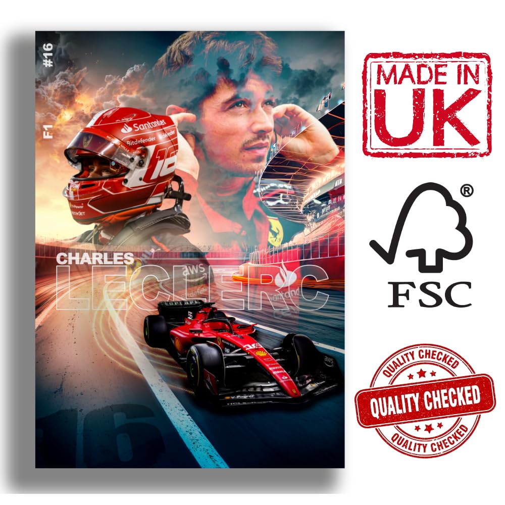 Affiche Charles Leclerc Formule 1 vendu par OKEY ON WALL | SKU 1174890