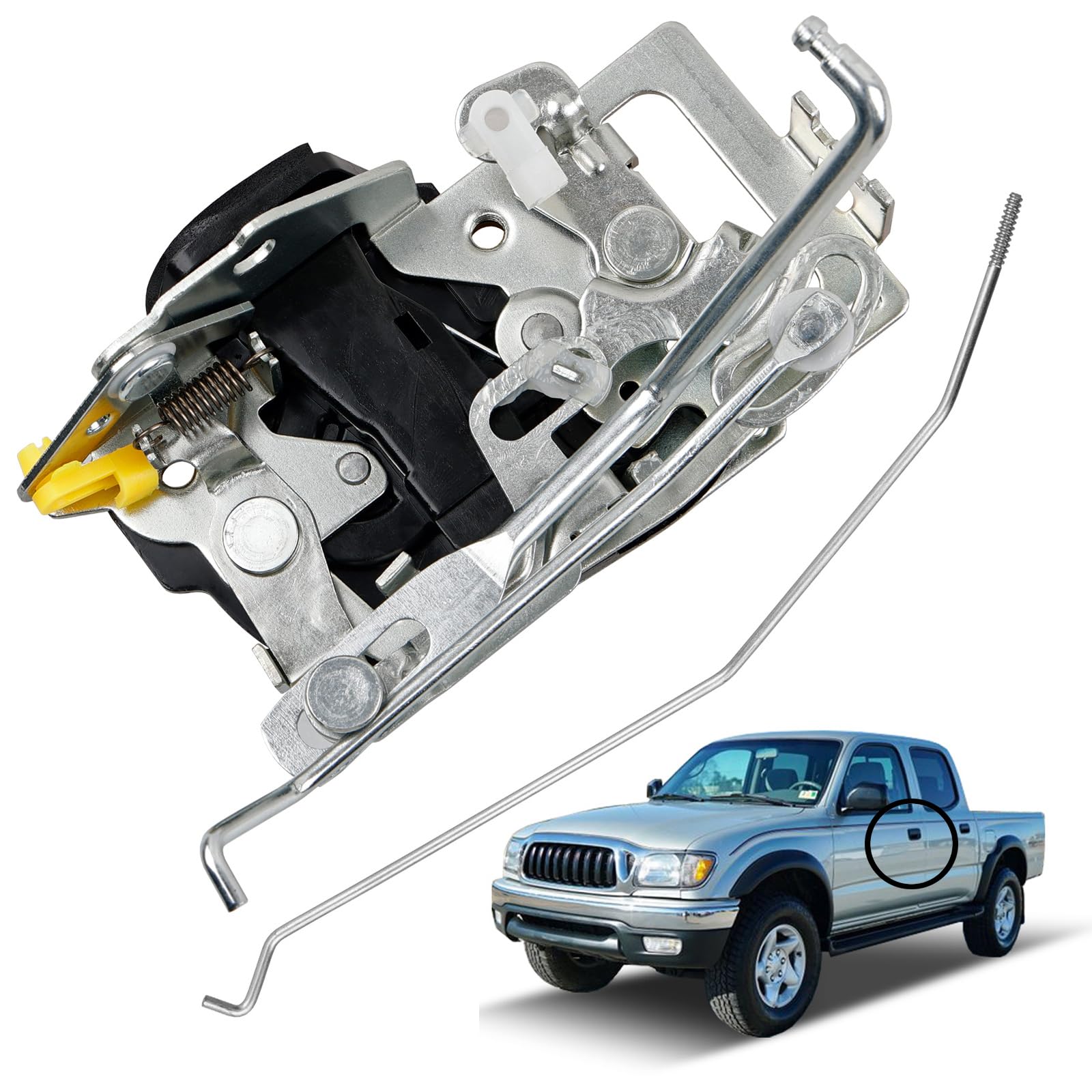 Photo 1 of 69320-04010 Front Left Door Lock Latch Actuator Compatible with Toyota Tacoma 1998-2004 Driver Side Door Latch Lock, Non Power Door Lock