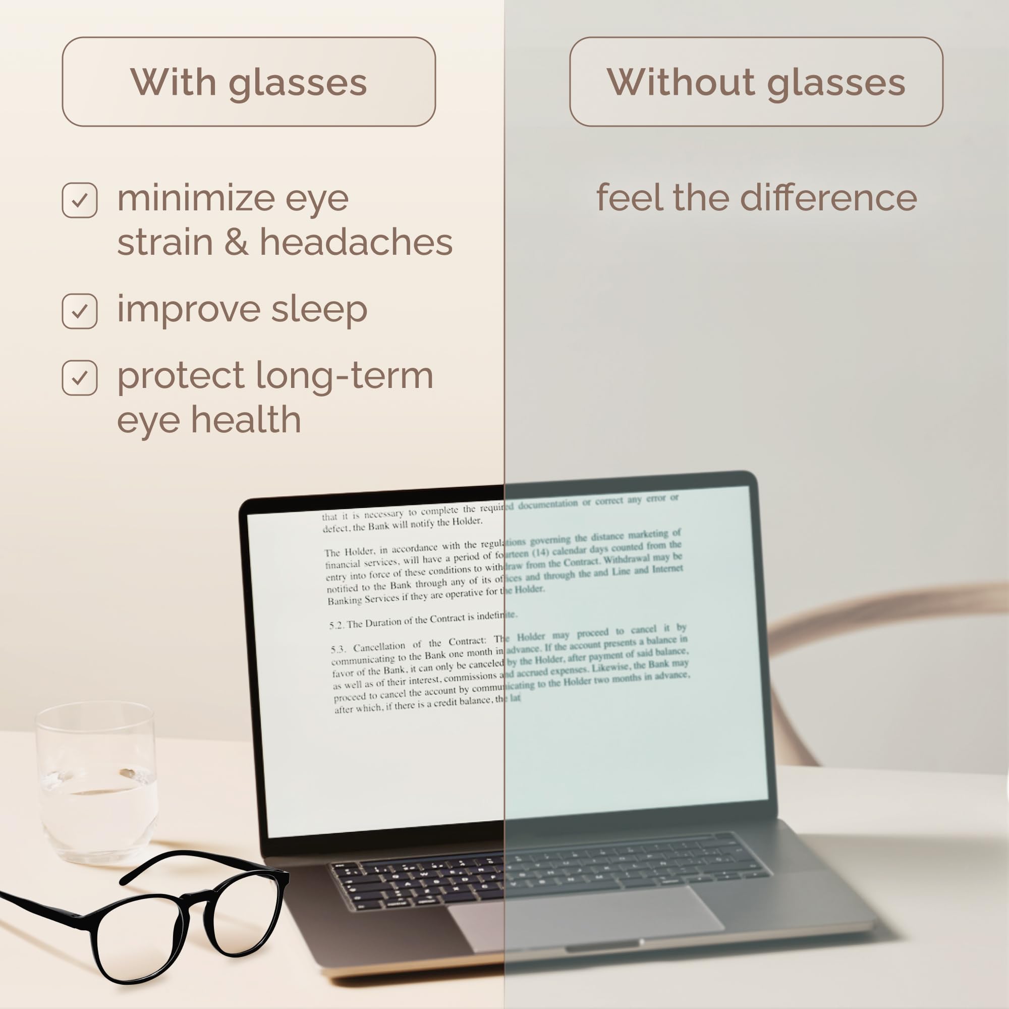 IBOANN Gafas de bloqueo de luz azul para mujer, paquete de 3 | Luz azul y protección UV, marcos redondos, estilo listo para pantalla, elegante y cómodo