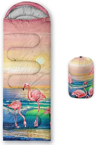 HOSIMA Saco de dormir de mariposa para adultos, saco de dormir para mochileros, sacos de dormir para niños, saco de dormir ultraligero para camping,