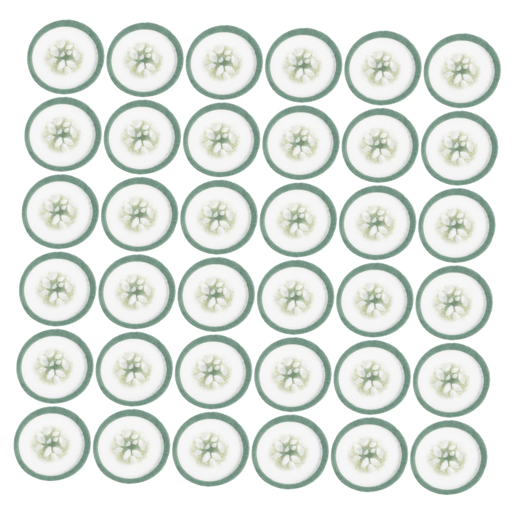 Didiseaon Breathable Cucumber Eye Pads 100pcs Non-woven Eye Mask Paper for Eye Care