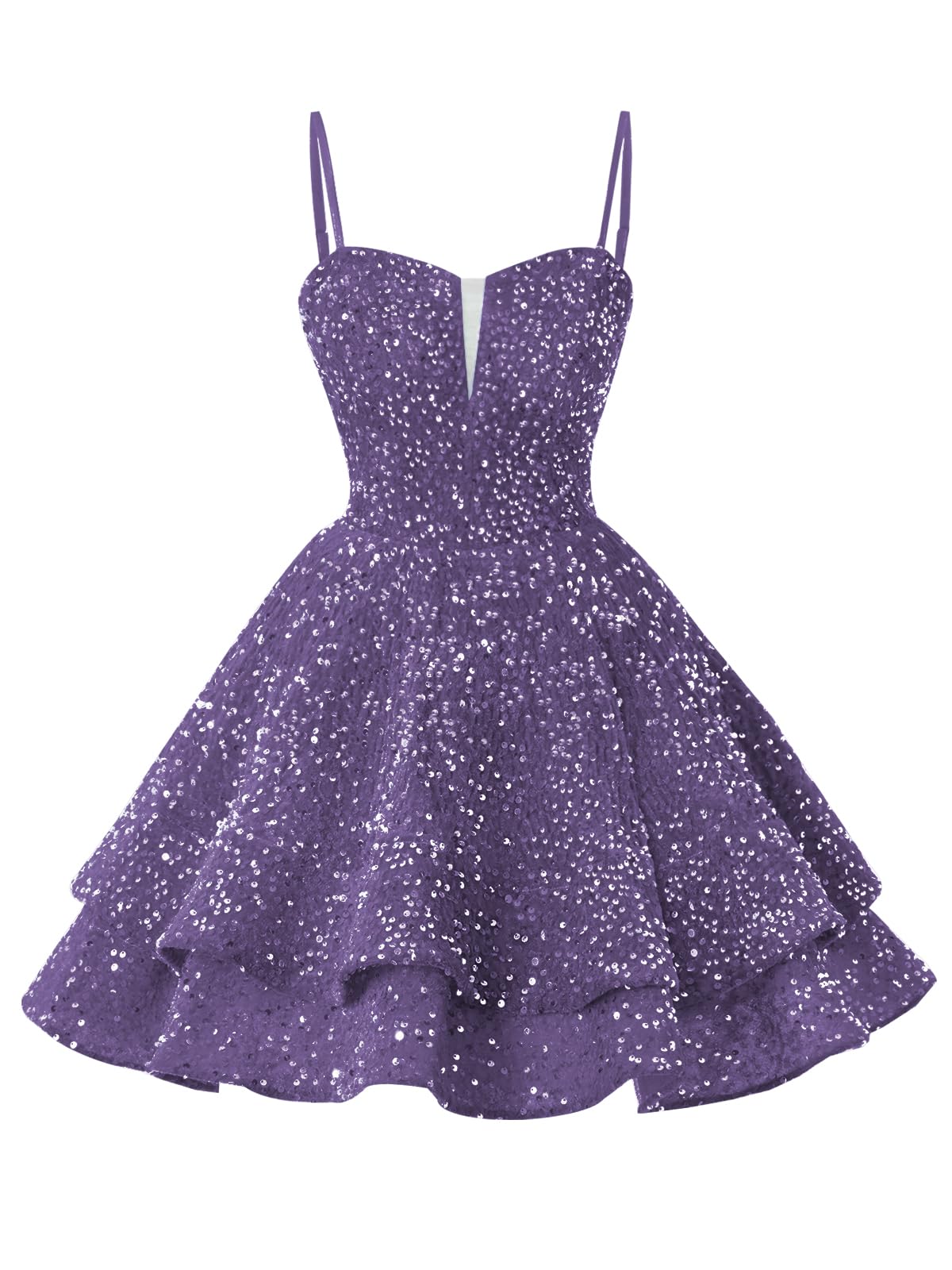 GODCUN Sequin Homecoming Dresses for Teens 2025 Short Tight Sparkly Tiered Cocktail Party Gowns GODCUN Sequin Homecoming Dresses for Teens 2025 Short Tight Sparkly Tiered Cocktail Party Gowns