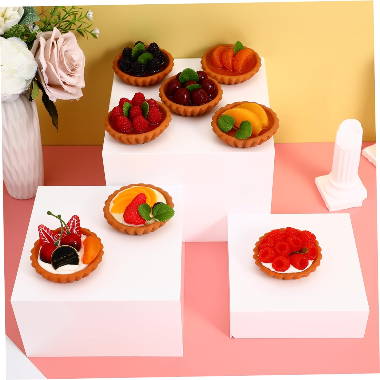 ABOOFAN 1set Buffet Food Risers Display Stands for Desserts and Catering Easy to Clean Sturdy and Stable for Parties and Events