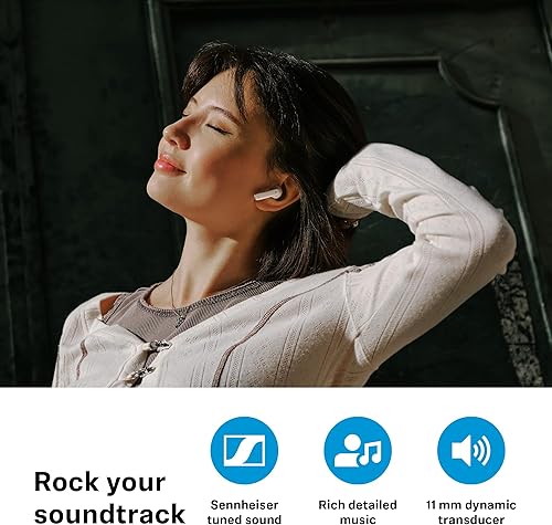 Miniatura 5 de Sennheiser Sennheiser ACCENTUM - Auriculares inalámbricos abiertos con diseño abierto, sonido dinámico y Bluetooth 5.3 para uso diario premium,