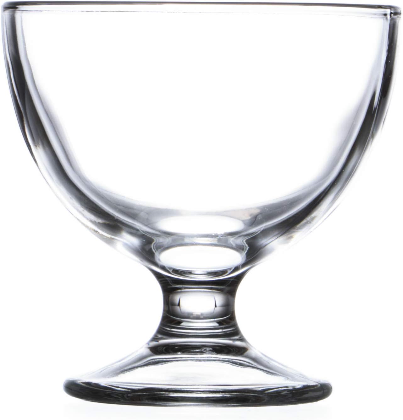 Ice Cream Dessert Bowls 10.3 oz. / 310 ml, Sherbet Glass Bowls, Cream&Berry Dishes, Clear Glass, Set of 4-12 piece (12)