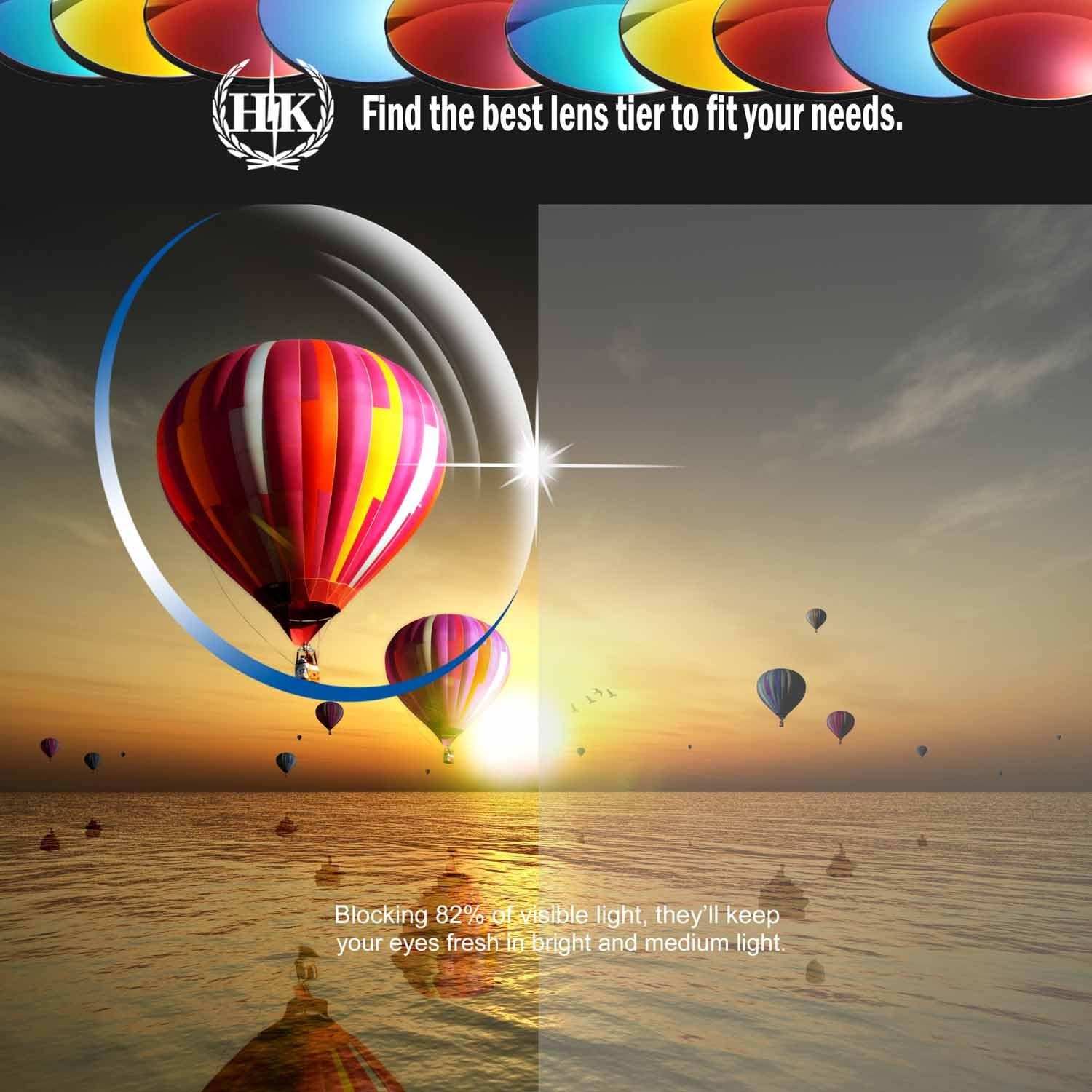 HKUCO Mens Replacement Lenses For Turbine Sunglasses Emerald Green Polarized