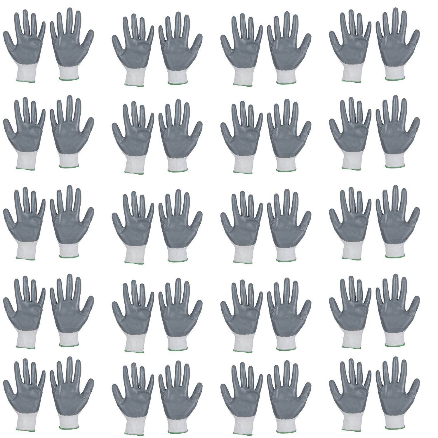 Spartan Premium Frontier Safety Hand Gloves| Knife Cuts Resistant Gloves | Chemical Resistant Gloves (Grey and White, 20 Pairs) (B08598N1FV) Amazon Price History, Amazon Price Tracker