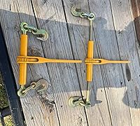 Vista 8 de Mytee Products Tensor de Carga con Palanca de Trinquete Resistente de 3/8"-1/2" con Ganchos de Agarre, Límite de Carga de Trabajo de 12,000 Libras