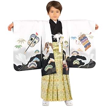 【七五三】5才男児　羽織袴　12点セット☆肩上げ対応済み 七五三】5才男児 羽織袴 12点セット☆肩上げ対応済み