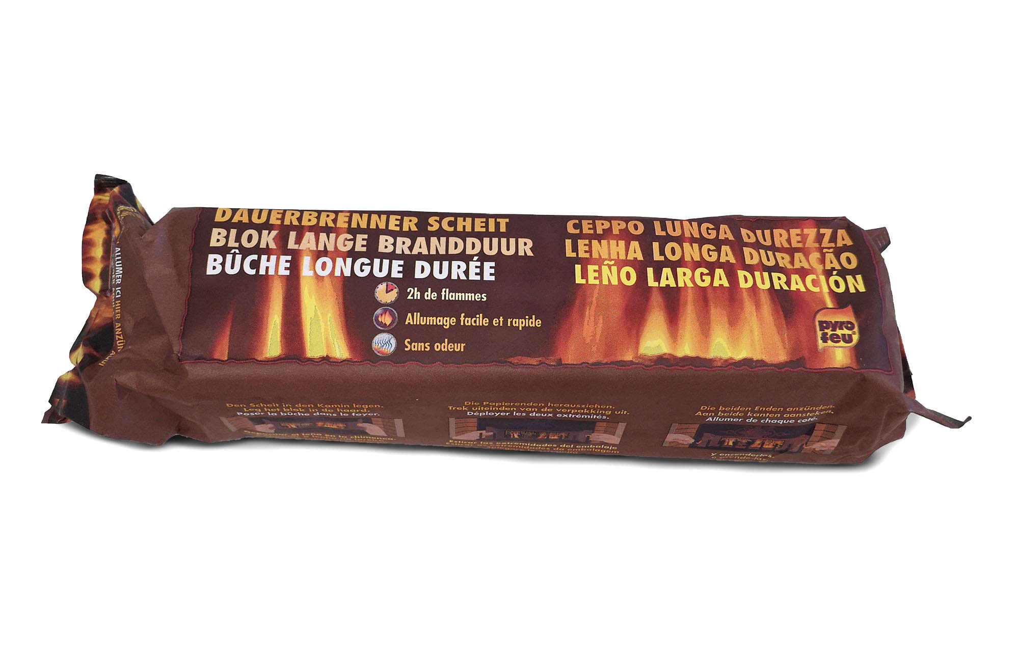 Pyro Feu 24770-12 Legno calorifico a lunga durata 1,120 kg