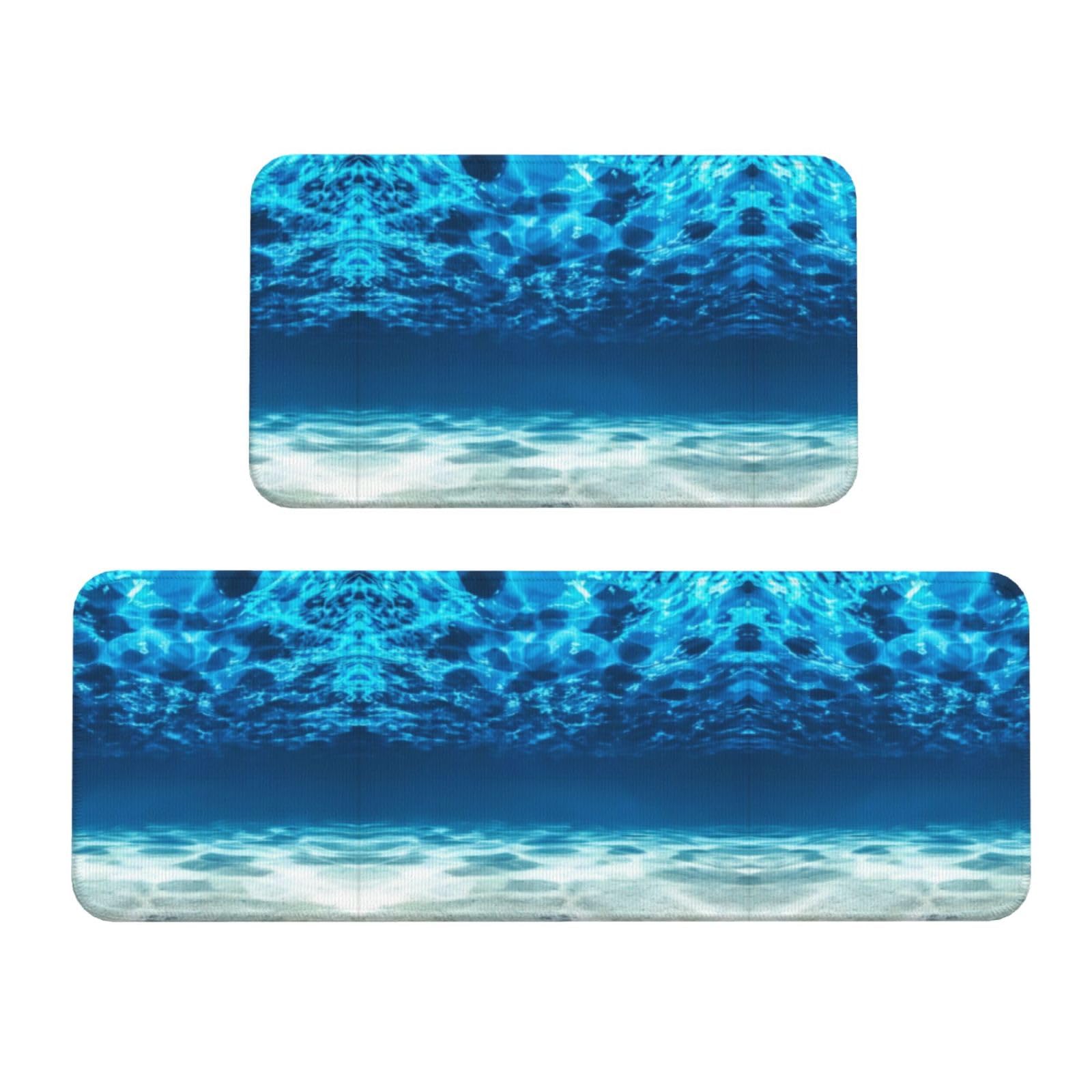 Alfombrillas de cocina bajo el agua: alfombras antideslizantes para lavadero y entrada