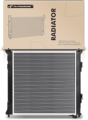 Miniatura 8 de A-Premium Conjunto de radiador de refrigerante del motor compatible con Kia Optima 2016 2017 2018 2019 2020 L4 1.6L transmisión manual